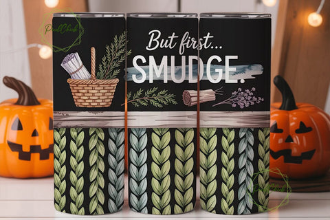Smudge Kit 20oz Tumbler Wrap Sublimation PixelChick 