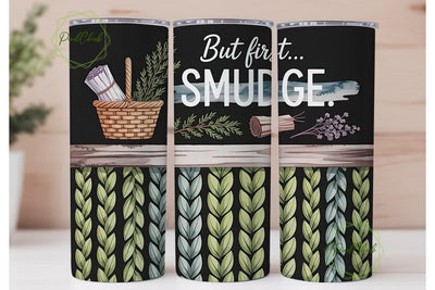 Smudge Kit 20oz Tumbler Wrap Sublimation PixelChick 