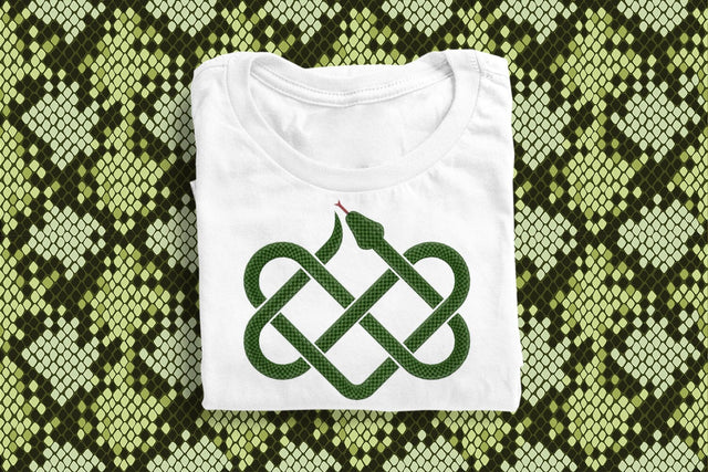 Snake Ouroboros Square Celtic Knot Embroidery Embroidery/Applique DESIGNS Risa Rocks It 