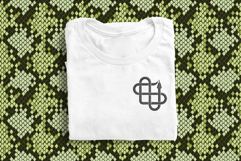 Snake Ouroboros Square Celtic Knot Embroidery Embroidery/Applique DESIGNS Risa Rocks It 