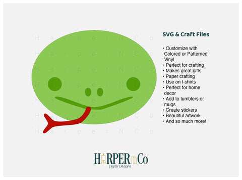 Snake SVG PNG Cut EPS File SVG HarperNCo 