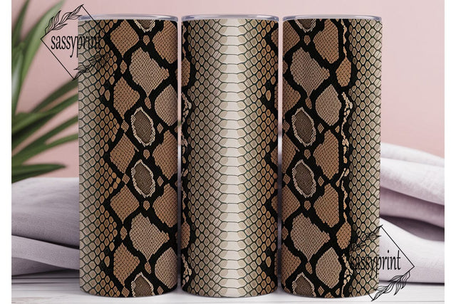 Snakeskin 20oz Tumbler Wrap Sublimation sassyprint 