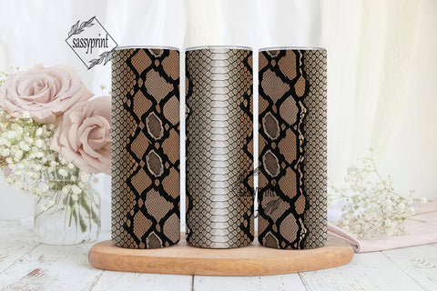 Snakeskin 20oz Tumbler Wrap Sublimation sassyprint 
