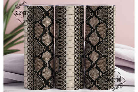 Snakeskin 20oz Tumbler Wrap Sublimation sassyprint 