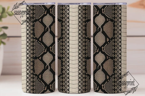 Snakeskin 20oz Tumbler Wrap Sublimation sassyprint 