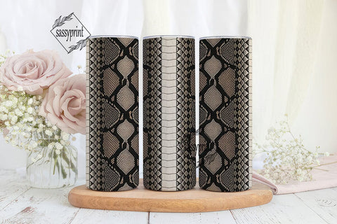 Snakeskin 20oz Tumbler Wrap Sublimation sassyprint 