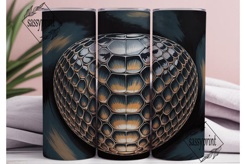 Snakeskin Texture 20oz Tumbler Wrap Sublimation sassyprint 