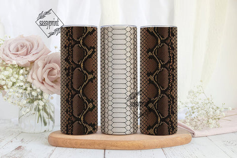 Snakeskin Tumbler Wrap 20oz Sublimation sassyprint 