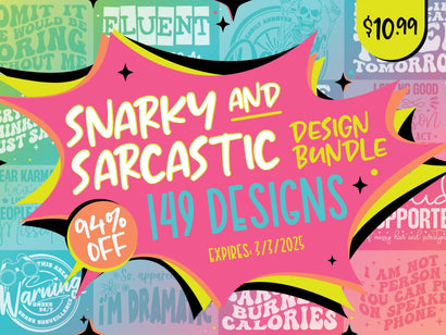 Snarky and Sarcastic Design Bundle Bundle So Fontsy Design Shop 