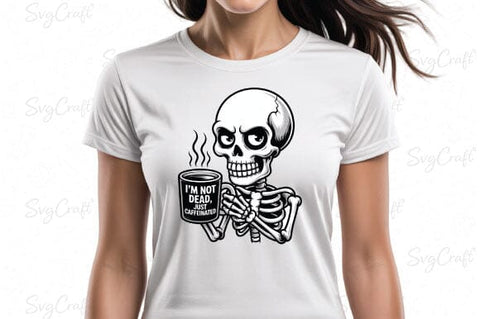 Snarky Funny Skeleton Coffee Sarcasm Png SVG Svgcraft 