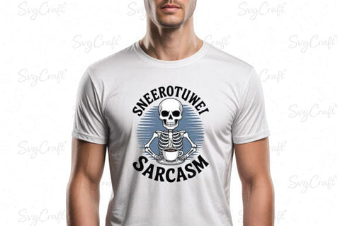 Snarky Funny Skeleton Coffee Sarcasm Png SVG Svgcraft 