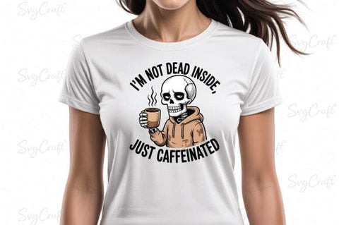 Snarky Funny Skeleton Coffee Sarcasm Png SVG Svgcraft 