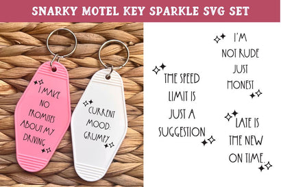 Snarky Motel Key Set SVG So Fontsy Design Shop 