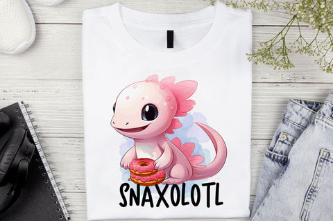 Snaxolotl Sublimation Design Sublimation Regulrcrative 