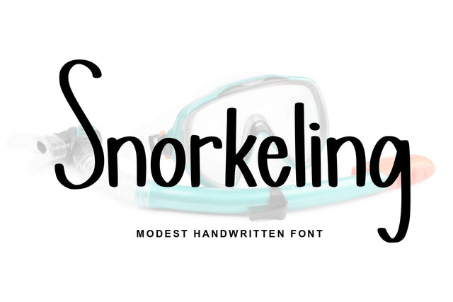 Snorkeling Font Abo Daniel Studio 