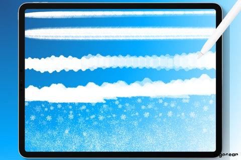 Snow and Ice Procreate Brushes SVG SvgOcean 