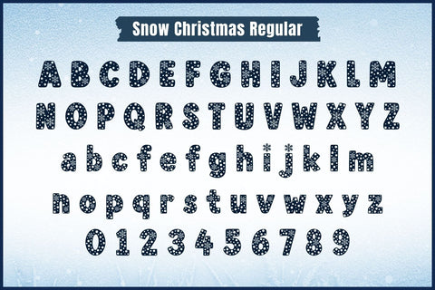 Snow Christmas Font Duo – Cozy Christmas Display & Script Font Font AnningArts Design 