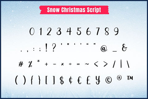 Snow Christmas Font Duo – Cozy Christmas Display & Script Font Font AnningArts Design 