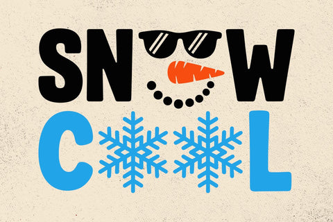 Snow Cool Svg, Christmas, Funny, Snowman, Boy, Sunglasses Svg SVG DesignDestine 