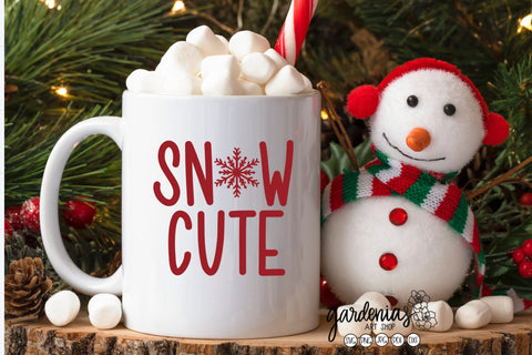 Snow Cute SVG (So Cute) SVG Gardenias Art Shop 