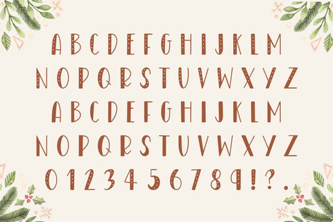 Snow Fall - Cute Winter Display Font Font AnningArts Design 