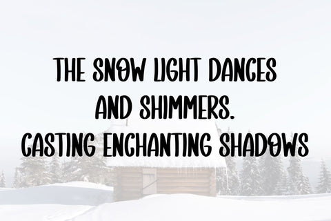 Snow Lights Font Masyafi Studio 
