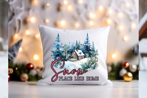 Snow place like home Sublimation Sublimation Designangry 