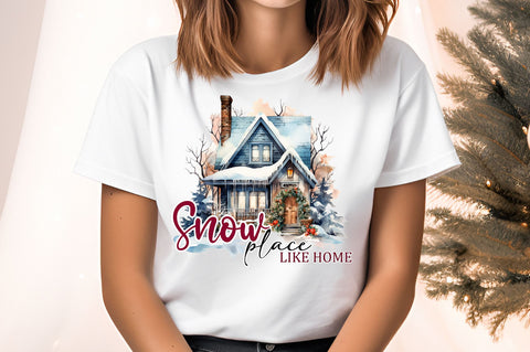 Snow place like home Sublimation Sublimation Designangry 