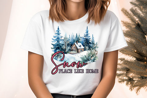 Snow place like home Sublimation Sublimation Designangry 