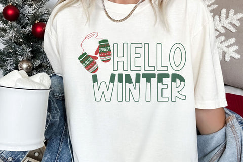 Snow Wonder Font Trio, Cute Handwritten Font for Cricut, Christmas Handwriting Font Designing Digitals 