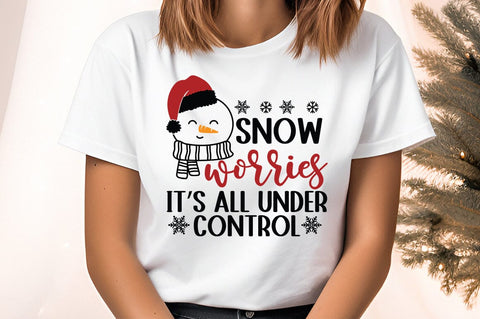 Snow worries its all under control SVG Design SVG Designangry 