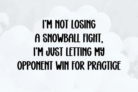 Snowball Fight Font Masyafi Studio 