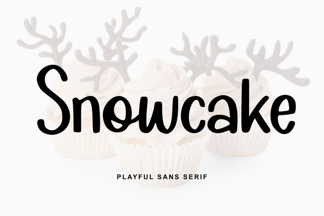 Snowcake Font Abo Daniel Studio 