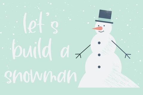 Snowdays, Cute Handwritten Font for Cricut, Fun Holiday Handwriting Font Designing Digitals 