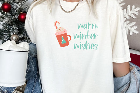 Snowdays, Cute Handwritten Font for Cricut, Fun Holiday Handwriting Font Designing Digitals 