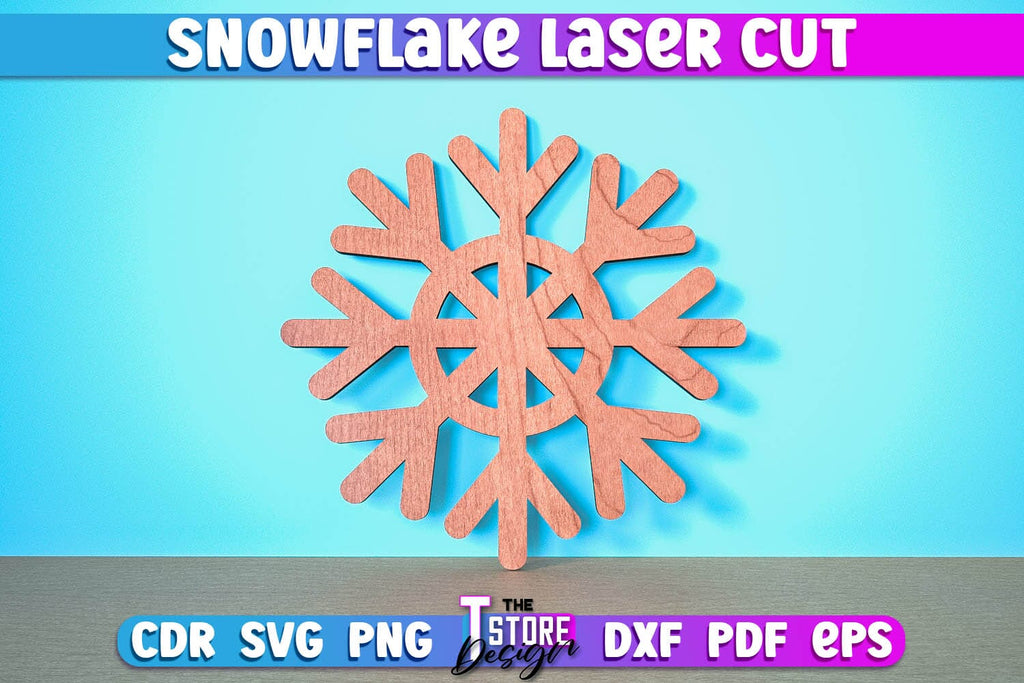 Snowflake Laser Cut | Christmas Ornament | Christmas Tree Décor | CNC ...