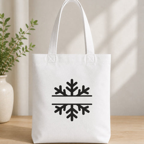 Snowflake Split Monogram Embroidery Design – Christmas Winter Name Frame Machine Embroidery File Embroidery/Applique DESIGNS PatternFeed8 