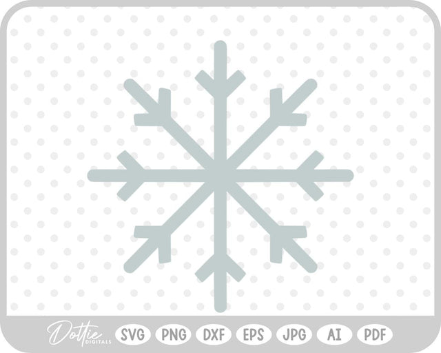 Snowflake SVG DottieDigitals 