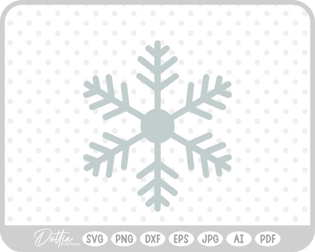 Snowflake SVG DottieDigitals 