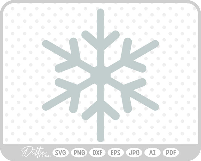 Snowflake SVG DottieDigitals 