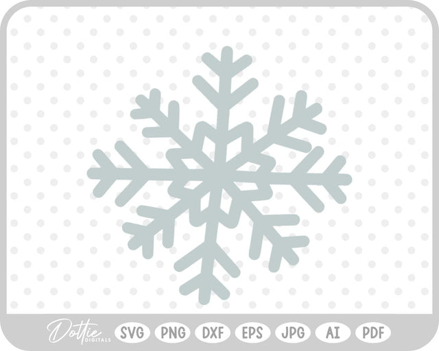 Snowflake SVG DottieDigitals 