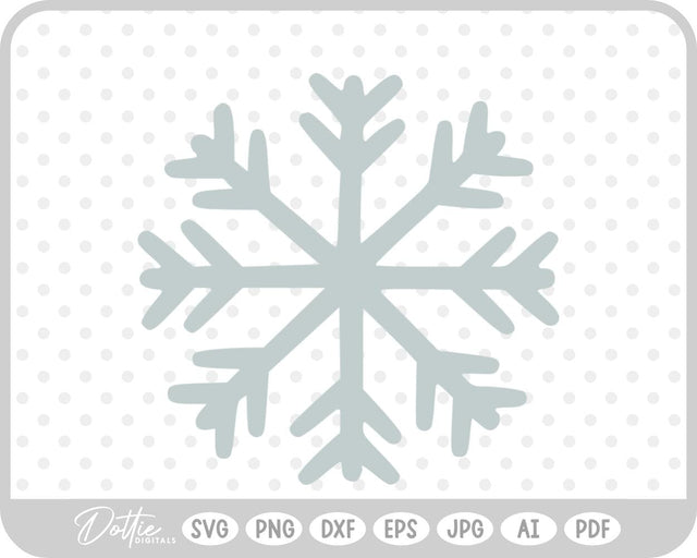 Snowflake SVG DottieDigitals 