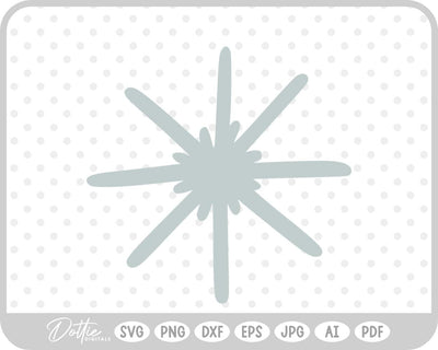 Snowflake SVG DottieDigitals 