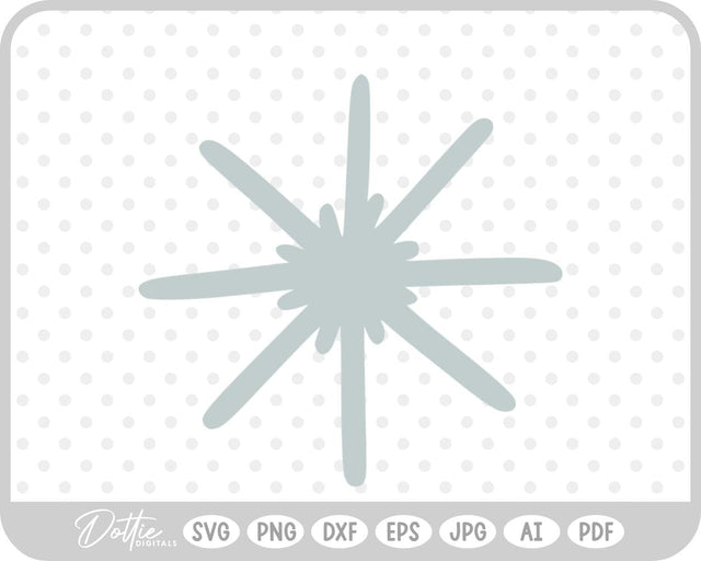 Snowflake SVG DottieDigitals 