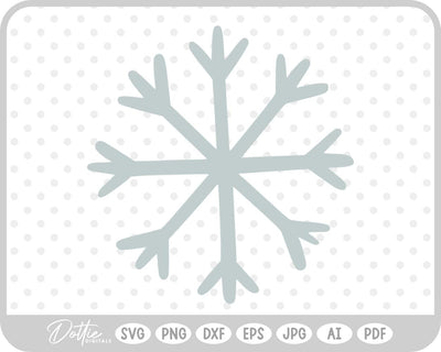 Snowflake Winter SVG DottieDigitals 