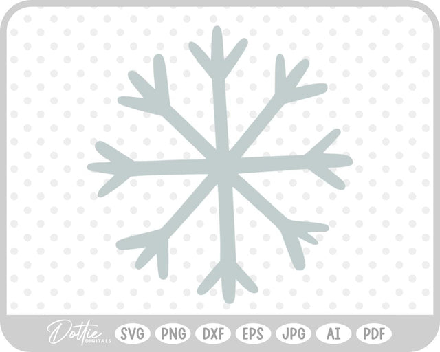 Snowflake Winter SVG DottieDigitals 