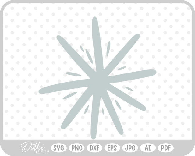 Snowflake Winter SVG DottieDigitals 