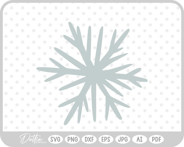 Snowflake Winter SVG DottieDigitals 