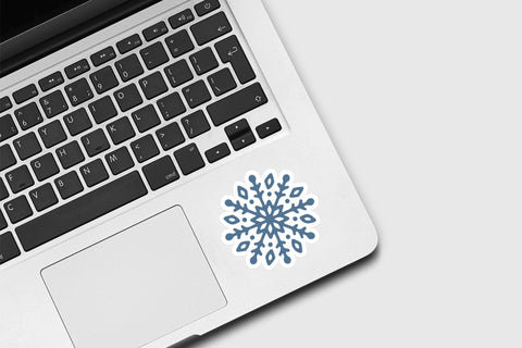 Snowflakes sticker bundle. Winter stickers printable Sublimation LaBelezoka 