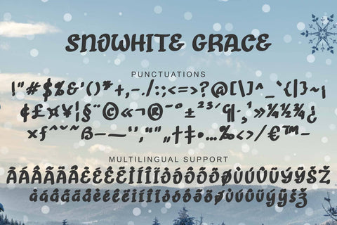 Snowhite Grace Font Prasetya Letter 